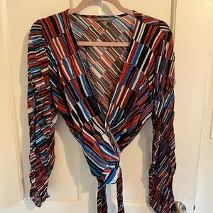 Anthropologie Wrap Top